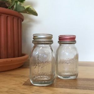 Ball Jar Salt and Pepper Shakers